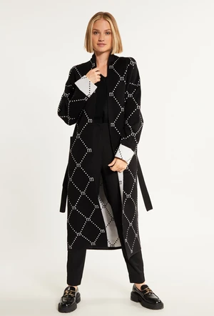 MONNARI Woman's Cardigans Women's Sweater Coat Multi Black