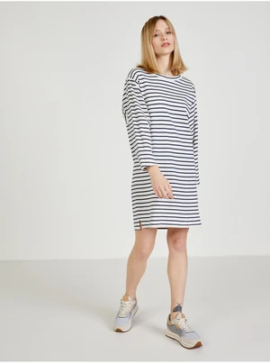 Cream Striped Dress JDY Maggie - Women