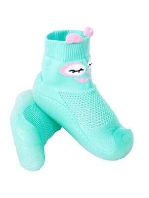 Yoclub Kids's Baby Girls' Anti-skid Socks With Rubber Sole OBO-0173G-5000