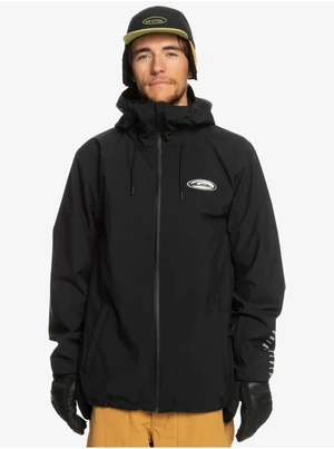 Men's Black Winter Jacket Quiksilver High In The Hood - Men