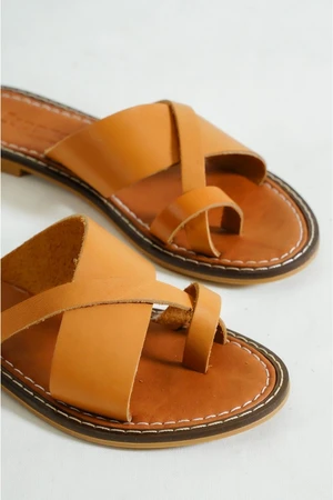 Capone Outfitters Mules - Brown - Flat