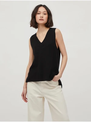 Black sweater vest VILA Ril - Women