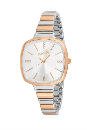 Polo Air Elegant Strap Women's Wristwatch Silver-Copper Color