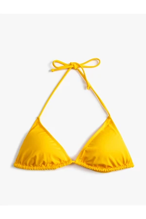 Koton Triangle Bikini Top Halter Covered