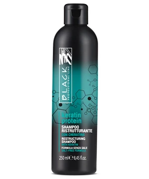 Šampón pre poškodené a oslabené vlasy Black Keratin Protein - 250 ml (250036) + darček zadarmo