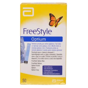 FREESTYLE Optium testovací proužky 50 kusů