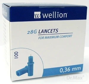 Wellion LANCETS 28G - Lanceta sterilná