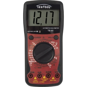 Multimeter digitálny Testboy 65 TB Displej (counts): 1999