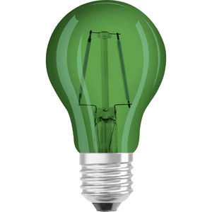 OSRAM 4058075816022 LED  En.trieda 2021 A + (A ++ - E) E27 klasická žiarovka 2.5 W = 15 W zelená (Ø x d) 55 mm x 105 mm