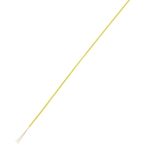 TRU COMPONENTS 1564518 opletenie / lanko LiFY 1 x 0.05 mm² žltá 25 m