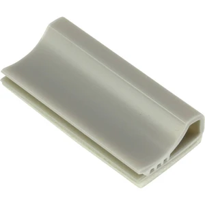 TRU COMPONENTS  úchytka  TC-6645732   pre plochý kábel svetlosivá 100 ks