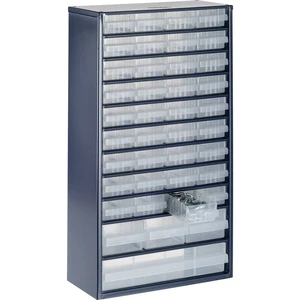 raaco 1240-123 zásuvkové skrine, (d x š x v) 306 x 150 x 552 mm, Priehradiek: 40, 1 ks