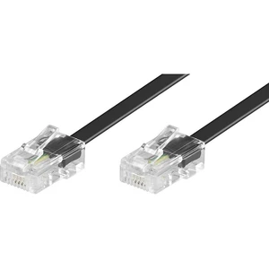 Basetech ISDN prepojovací kábel [1x RJ45 zástrčka 8p4c - 1x RJ45 zástrčka 8p4c] 10.00 m čierna