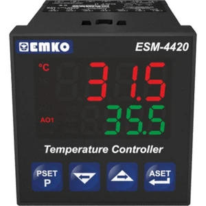 Emko ESM-4420.2.20.0.1/01.02/0.0.0.0 2-bodové, P, PI, PD, PID termostat J, K, R, S, T, Pt100 -200 do 1700 °C relé 5 A, S