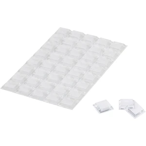 3M SJ 5308 MPCB podstavná nôžka prístrojová samolepiace, štvorcová priehľadná (Ø x v) 12.7 mm x 3.1 mm 40 ks