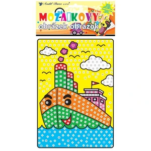 Anděl Mozaika Dopravní prostředky 23 x 16 cm Loď
