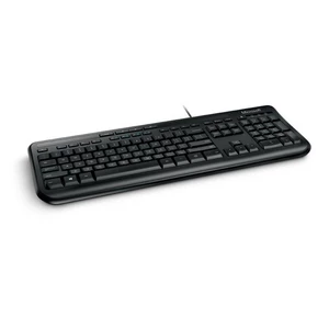 Klávesnica Microsoft Wired Keyboard 600 (ANB-00020) čierna klávesnica • odolná proti poliatiu • numerická časť • port USB • Plug and Play • multimediá