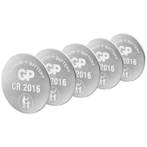 GP Batteries CR2016 gombíková batéria  CR 2016 lítiová 90 mAh 3 V 5 ks