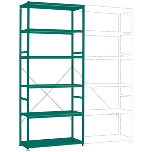Manuflex RP1254.0001 základný modul regálu oddelenia  (š x v x h) 1030 x 2500 x 600 mm    oceľová podlaha