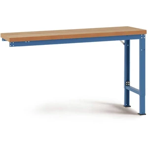 Manuflex WP7072.0001 Prídavný pracovný stôl PROFI Spezial s masívnou bukovou doskou, ŠxHxH = 2000 x 700 x 740-1040 mm