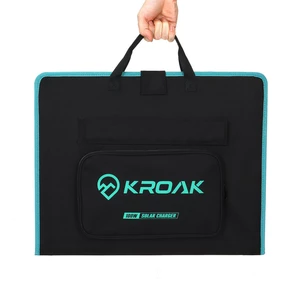 KROAK K-SP03 100W 18.15V Shingled Solar Panel Foldable Portable Waterproof Superior Monocrystalline Solar Power Cell Bat