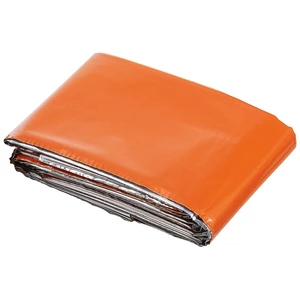 Nouzová záchranná deka - alu fólie MFH® – Stříbrná / oranžová (Farba: Strieborná / oranžová)