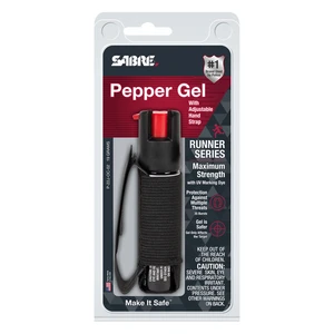 Obranný sprej pre bežcov Sabre Red® – Čierna (Farba: Čierna)