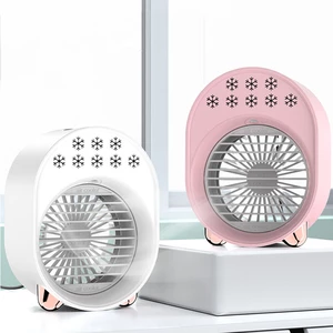 Portable USB Desktop Air Conditioner Negative Ion Spray Cooling Fan 3 Gear Adjustable Evaporative Humidifier for Home Of