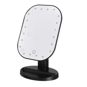 Battery Powered 20 LED Makeup Mirror Light Desktop Home Touch Screen 180° Adjustable Angle Mirror