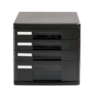 Deli 9772 File Cabinet Tour-Storey File Cabinet Plastic Desktop Organizer File Cabinet Drawer Cabinet Data Cabinet