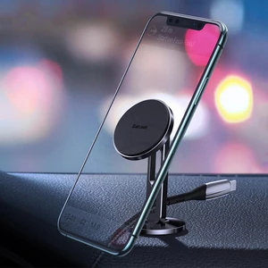 Baseus Cable Clip Strong Magnetic Dashboard Car Phone Holder Car Mount 360º Rotation for 4.0-7.0 Inch Smart Phone for iP