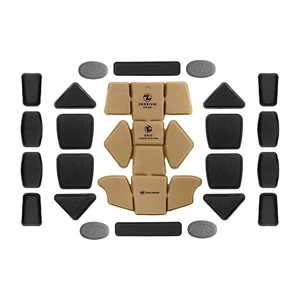 Polstrování do helmy EPIC Combat Pads System Team Wendy® – Coyote Brown (Barva: Coyote Brown, Velikost: XL)