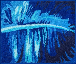 GRUND Koupelnová předložka TROPICAL modrá Rozměr: 50x60 cm
