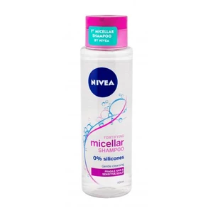 Nivea Micellar Shampoo Fortifying 400 ml šampon pro ženy na lámavé vlasy