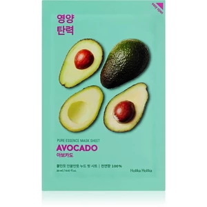 Holika Holika Pure Essence Avocado upokojujúca plátienková maska 20 ml