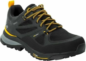 Jack Wolfskin Force Striker Texapore Low M Black/Burly Yellow 44 Pantofi trekking de bărbați