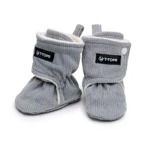 T-TOMI Capáčky Grey (9-12 mesiacov) WARM