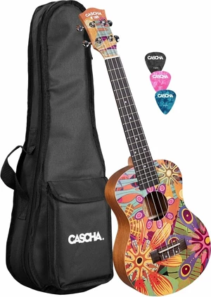 Cascha HH 2611 Art Series Tenor Ukulele Flowers