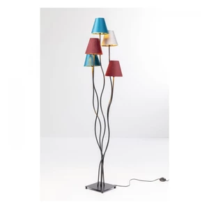 KARE DESIGN Stojací lampa Flexible Velvet Black