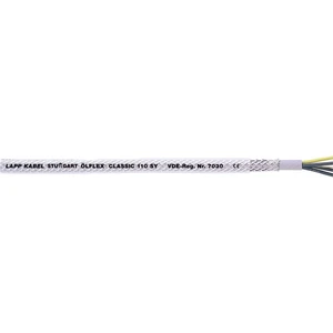 LAPP ÖLFLEX® CLASSIC 110 SY riadiaci kábel 5 G 10 mm² sivá, priehľadná 1125615-500 500 m