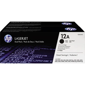 HP 12A, Q2612A Q2612AD kazeta s tonerom Dual čierna 4000 Seiten originál toner