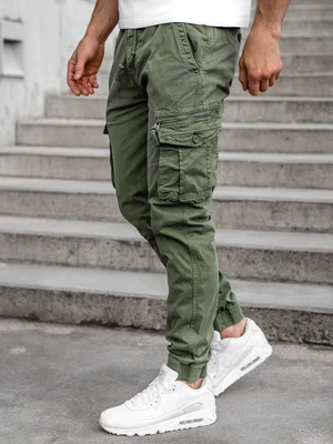 Zelené pánské jogger kapsáče Bolf CT6706S0