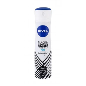 Nivea Black & White Invisible Pure 48h 150 ml antiperspirant pre ženy deospray
