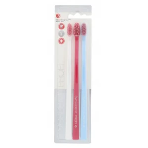 Swissdent Profi Gentle Trio 3 ks zubná kefka unisex White, Pink, Light Blue