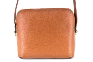 Dámská kožená kabelka crossbody Arteddy - hnědá