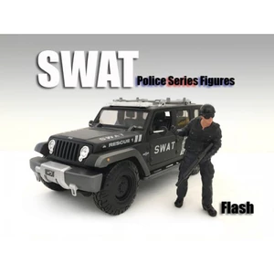 SWAT Team Flash Figure For 118 Scale Models by American Diorama