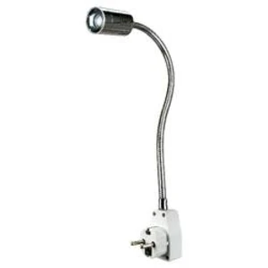 LED svítidlo do zásuvky SLV Dio Flex Plug 146672, 1 W, N/A, chrom