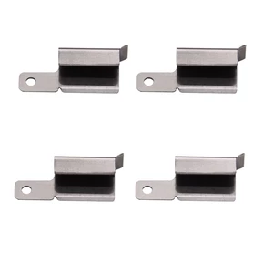 4 PCS Stainless Steel Glass Heated Bed Clamps for Creality Ender 3 V2 Ender 3S CR-10S 3D Printer Heated Bed Glass Platfo