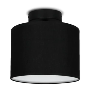 Čierne stropné svietidlo Sotto Luce MIKA XS CP, ⌀ 20 cm