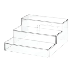 Transparentný stojan iDesign The Home Edit, 26 x 29,2 x 12,7 cm